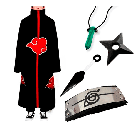 Manto Akatsuki & Bandana renegada com brindes especiais - PopStore