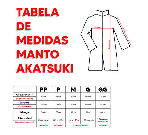 Manto Akatsuki & Bandana renegada com brindes especiais - PopStore