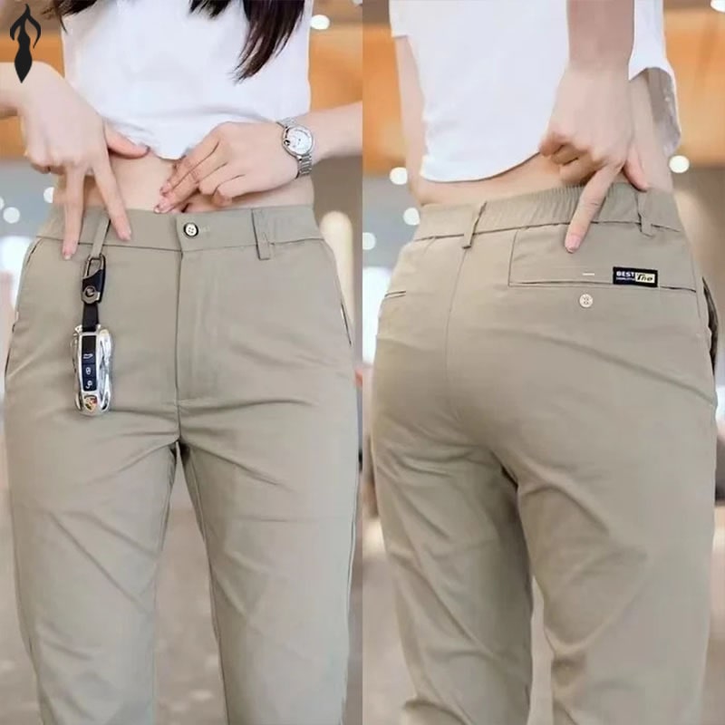 [Queima de Estoque🔥] Compre 1 Leve 3 Calça Feminina Social Em Seda SeFit™ (Somente Hoje)