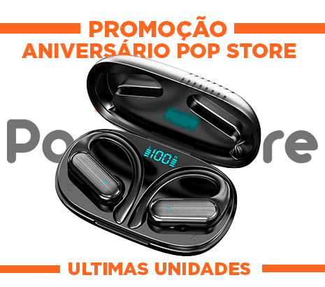 Fone de Ouvido PopThink™ + Brinde Exclusivo! - Minha loja