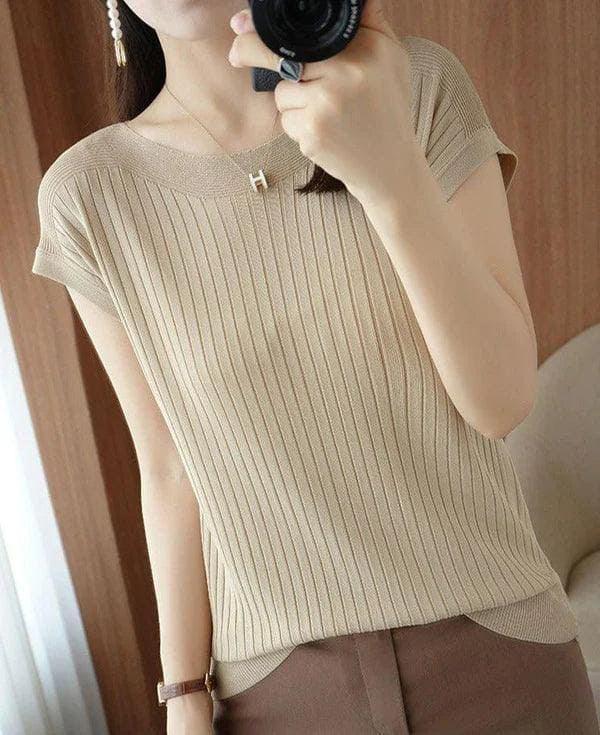 Buy 1 Get 5 Free Belle™ Viscoelastic Knit Tops (Only Today)