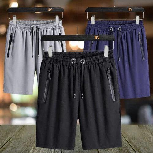 [KIT 5 SHORTS] UNISSEX - Bermudas Esporte em Seda Gelo + Brinde Exclusivo (Últimas Unidades) - Pop Store